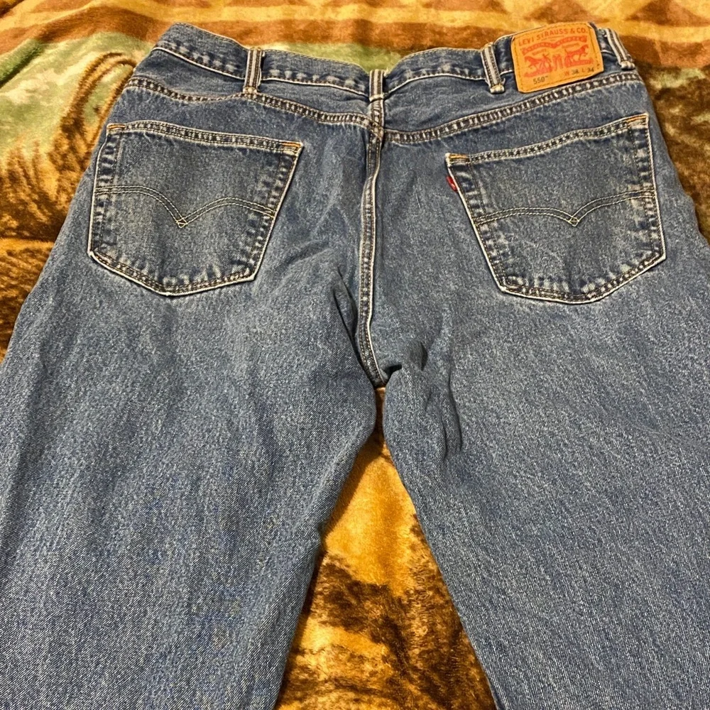 Levi's 550’s Men’s Relaxed Fit Denim Jeans 38 Timeless Capsule Wardrobe Classic